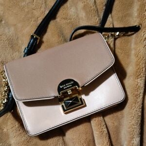 Kate Spade Tan and Black Crossbody Bag